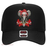 Save The Elephants Elephant Mom Red Bow Woman Hat thumb 0