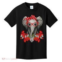 Save The Elephants Elephant Mom Red Bow Woman Kids T-Shirt thumb 0