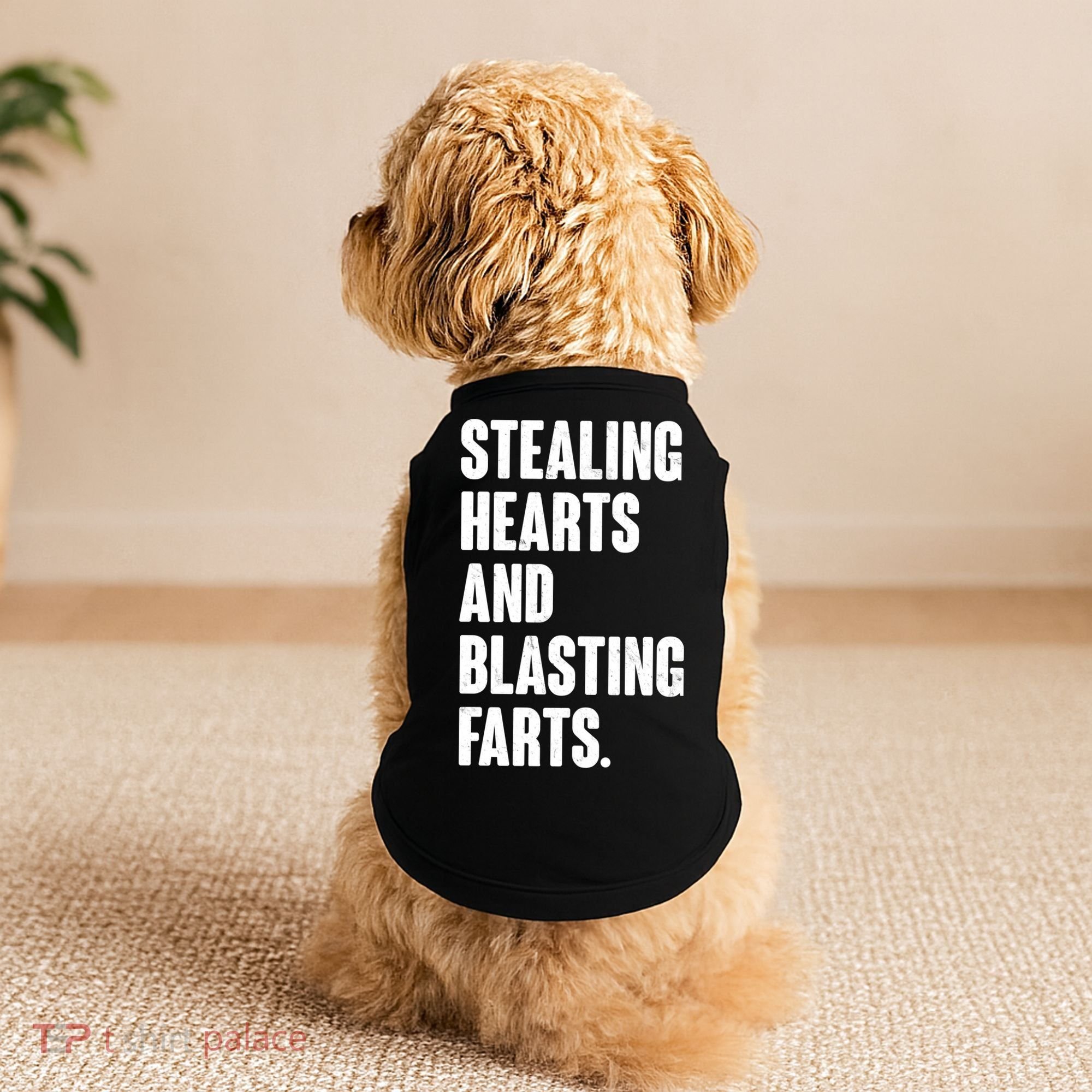 Stealing Hearts And Blasting Farts Doggie Tank