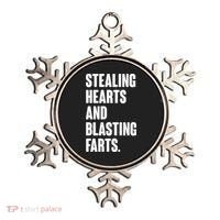 Stealing Hearts And Blasting Farts Ornament thumb 0
