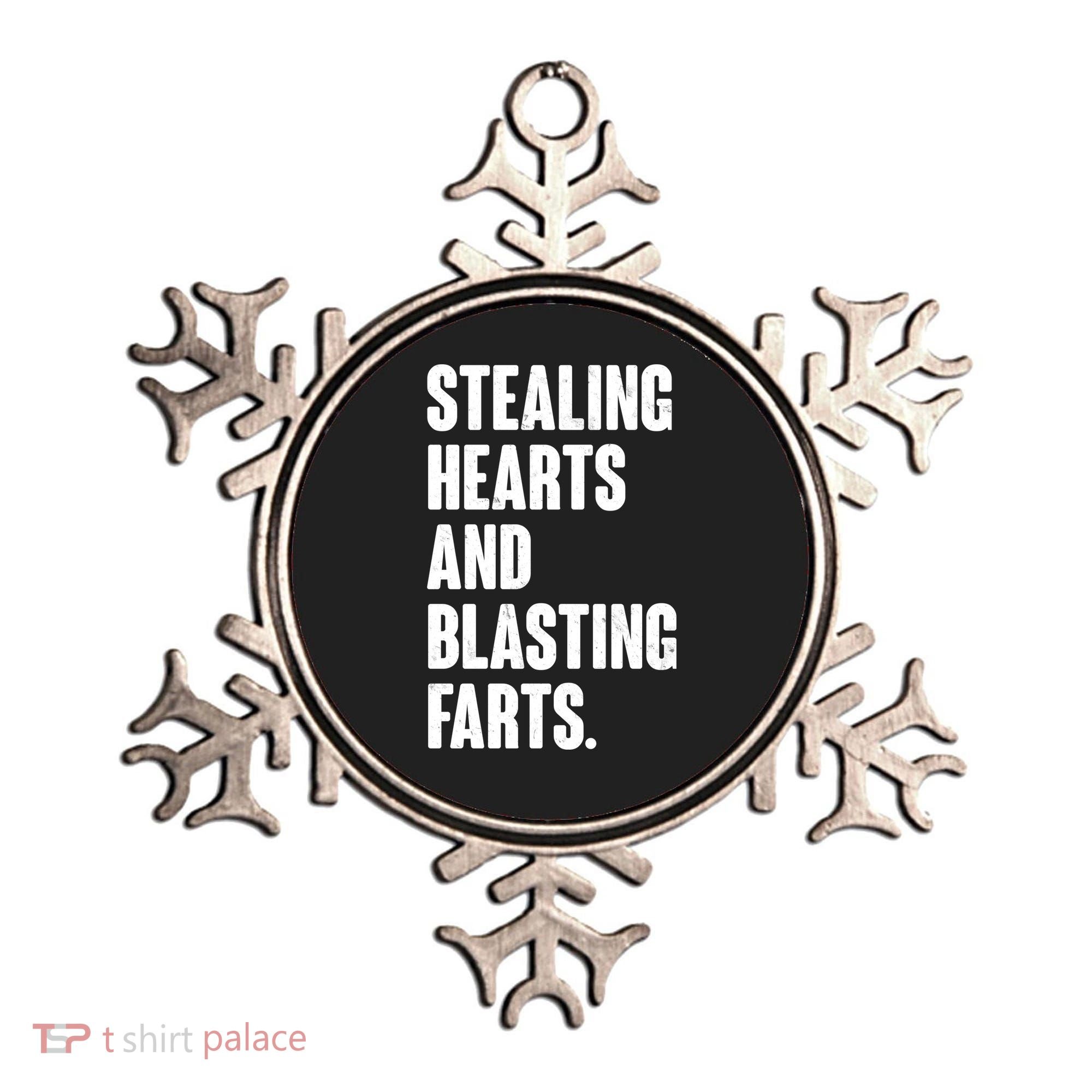 Stealing Hearts And Blasting Farts Ornament