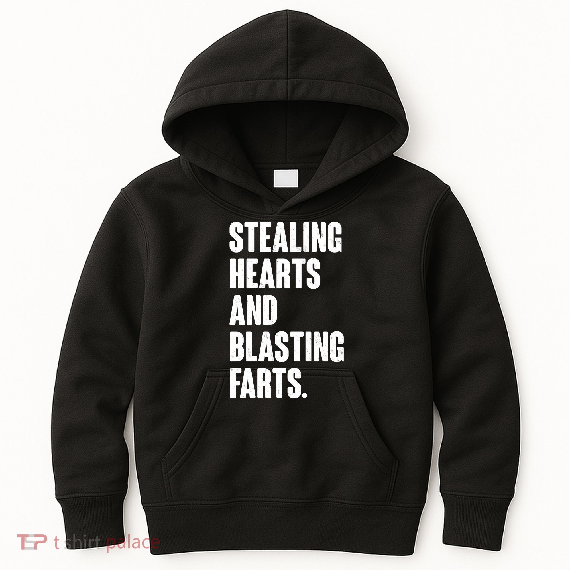Stealing Hearts And Blasting Farts Kids Hoodie