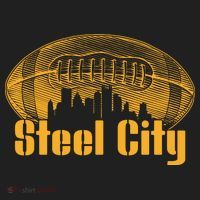 Steel City Pittsburg Skyline Football Beanie thumb 2