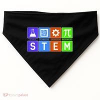 STEM - Science Technology Engineering Mathematics USA-Made Doggie Bandana thumb 0