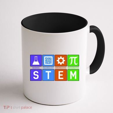 STEM - Science Technology Engineering Mathematics Coffee Mug back