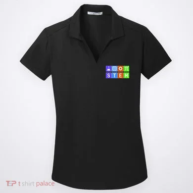 STEM - Science Technology Engineering Mathematics Women's Dry Zone Grid Polo