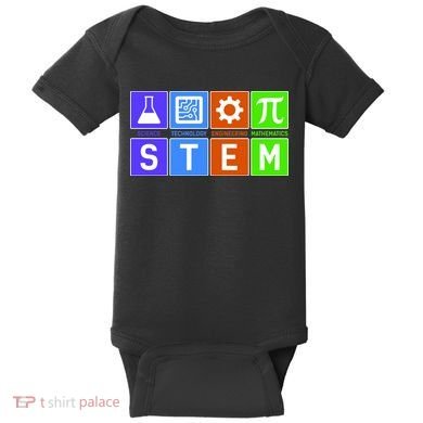 STEM - Science Technology Engineering Mathematics Baby Bodysuit