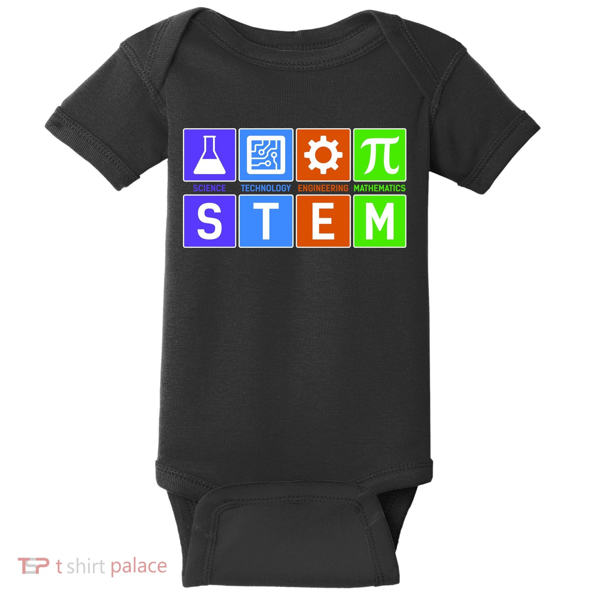 STEM - Science Technology Engineering Mathematics Baby Bodysuit