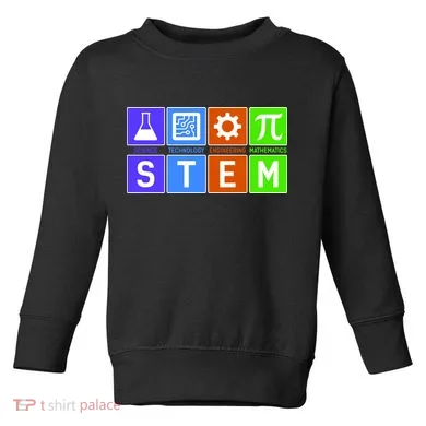 STEM - Science Technology Engineering Mathematics Toddler Sweatshirt