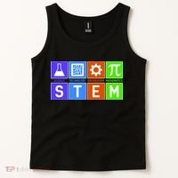 STEM - Science Technology Engineering Mathematics Tank Top thumb 2