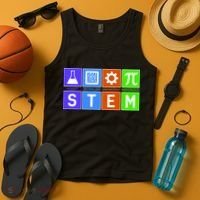STEM - Science Technology Engineering Mathematics Tank Top thumb 4