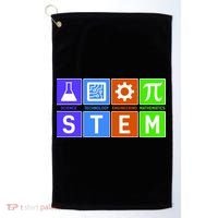 STEM - Science Technology Engineering Mathematics Golf Towel thumb 0