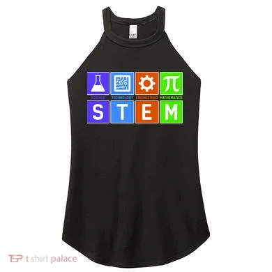 STEM - Science Technology Engineering Mathematics Women's Perfect Tri Rocker Tank