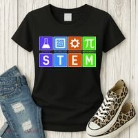 STEM - Science Technology Engineering Mathematics Women's T-Shirt thumb 3