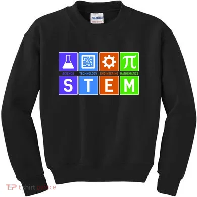 STEM - Science Technology Engineering Mathematics Kids Sweatshirt