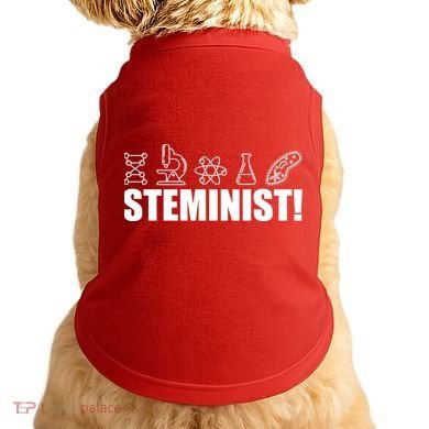 Steminist March For Science Logo Doggie Tank