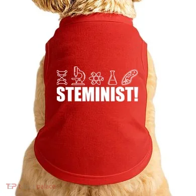 Steminist March For Science Logo Doggie Tank
