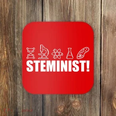 Steminist March For Science Logo Coaster