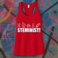 Steminist March For Science Logo Women's Tank Top thumb 3