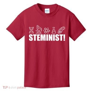 Steminist March For Science Logo Kids T-Shirt