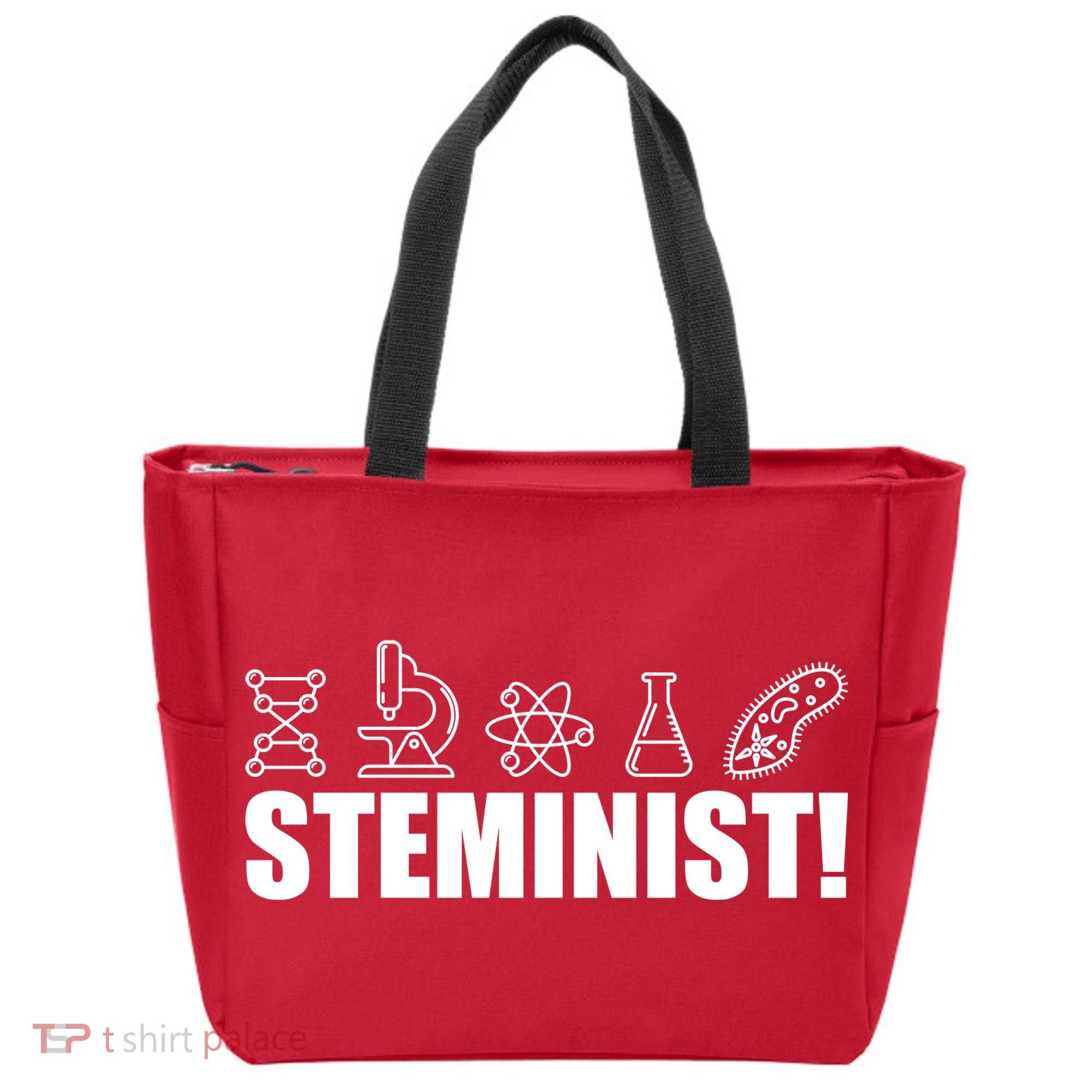 Steminist March For Science Logo Tote Bag