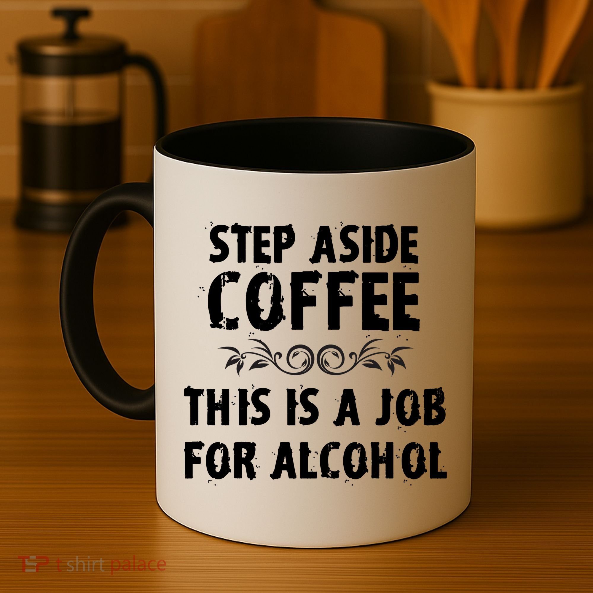 Step Aside Coffee This Is A Job For Alcohol Funny Coffee Mug