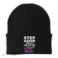 Step Aside This Is A Job For The Maid of Honor Beanie thumb 0