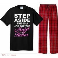 Step Aside This Is A Job For The Maid of Honor Pajama Set thumb 0