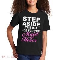 Step Aside This Is A Job For The Maid of Honor Kids T-Shirt thumb 2