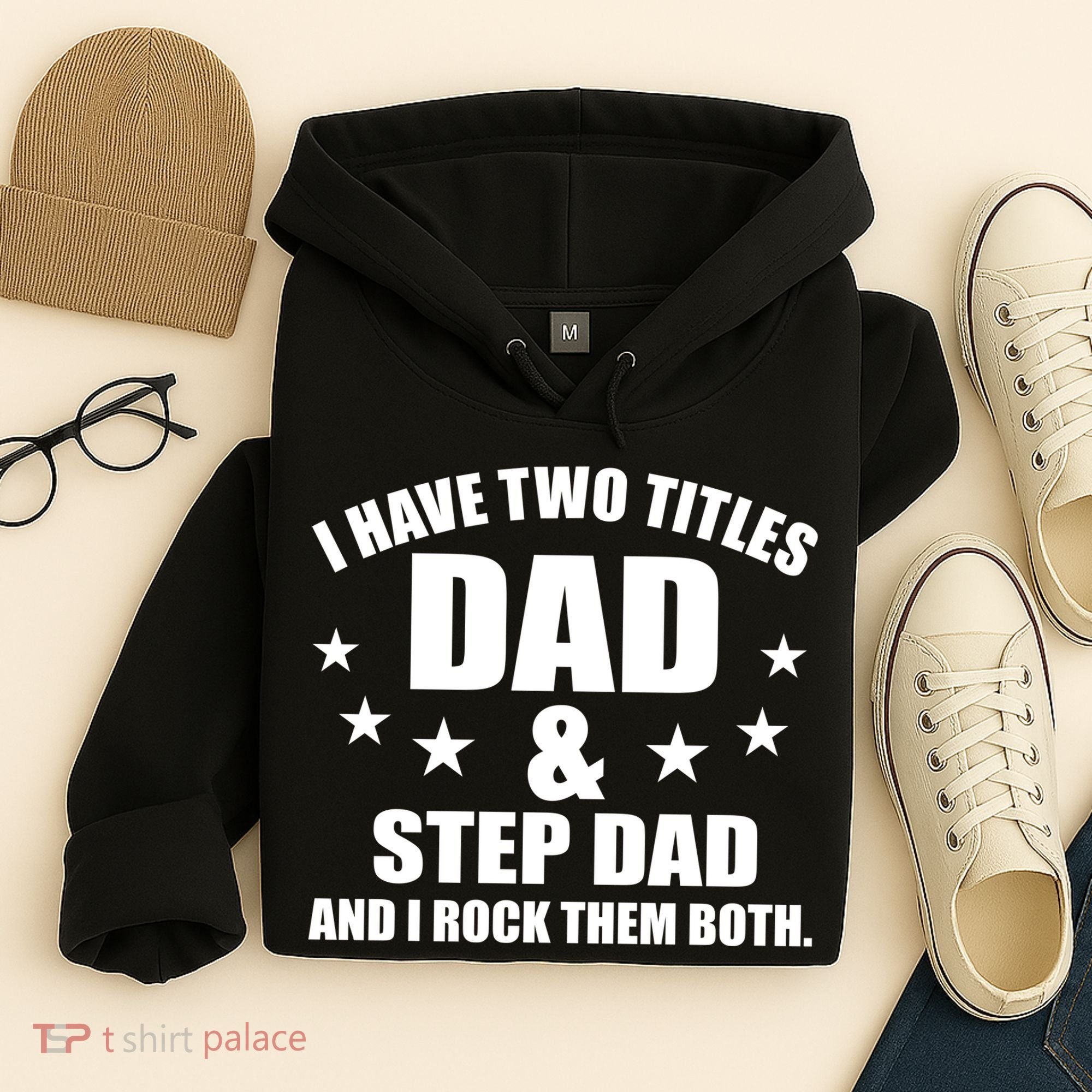 Step Dad Rocks Hoodie