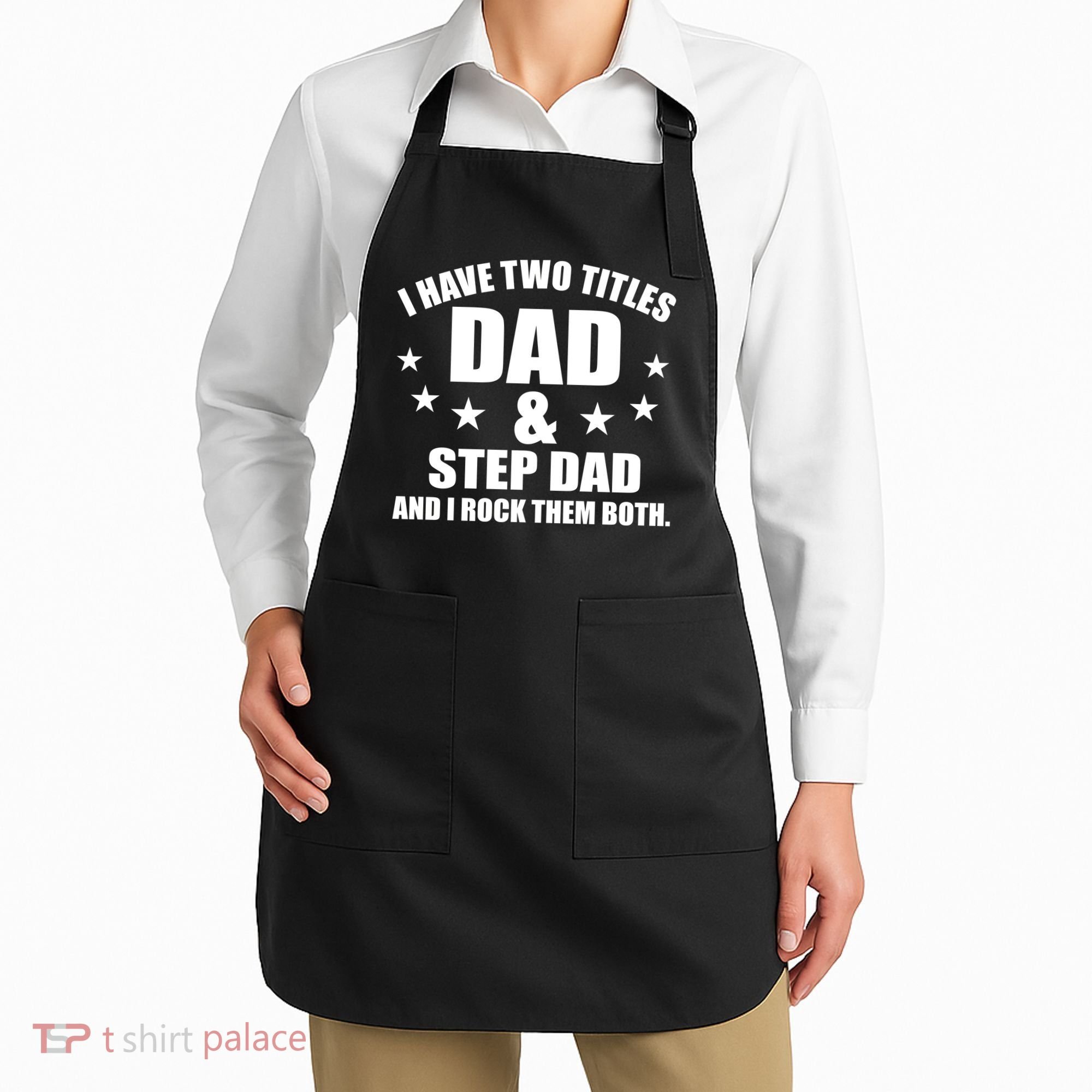 Step Dad Rocks Apron