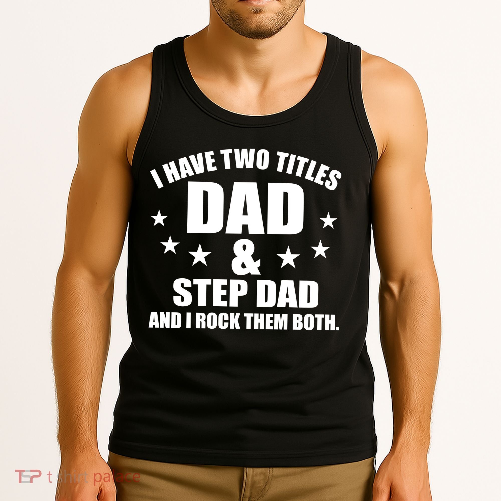 Step Dad Rocks Tank Top