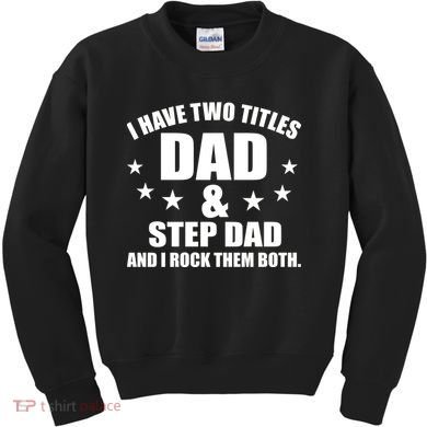 Step Dad Rocks Kids Sweatshirt