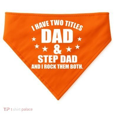 Step Dad Rocks USA-Made Doggie Bandana
