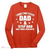 Step Dad Rocks Long Sleeve Shirt thumb 0