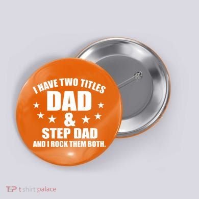 Step Dad Rocks Button