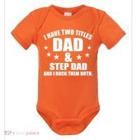 Step Dad Rocks Baby Bodysuit thumb 0