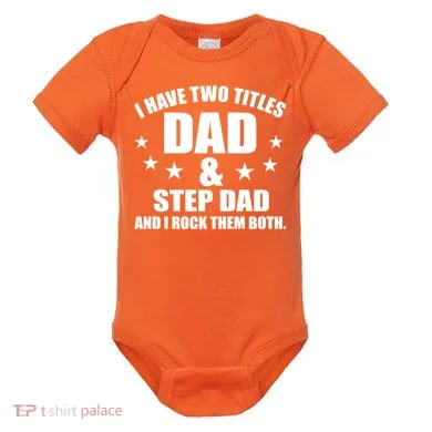 Step Dad Rocks Baby Bodysuit
