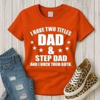 Step Dad Rocks Women's T-Shirt thumb 3