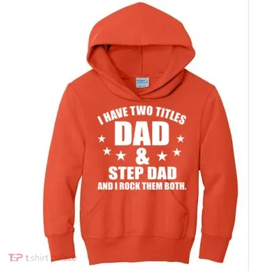 Step Dad Rocks Kids Hoodie
