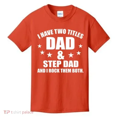 Step Dad Rocks Kids T-Shirt