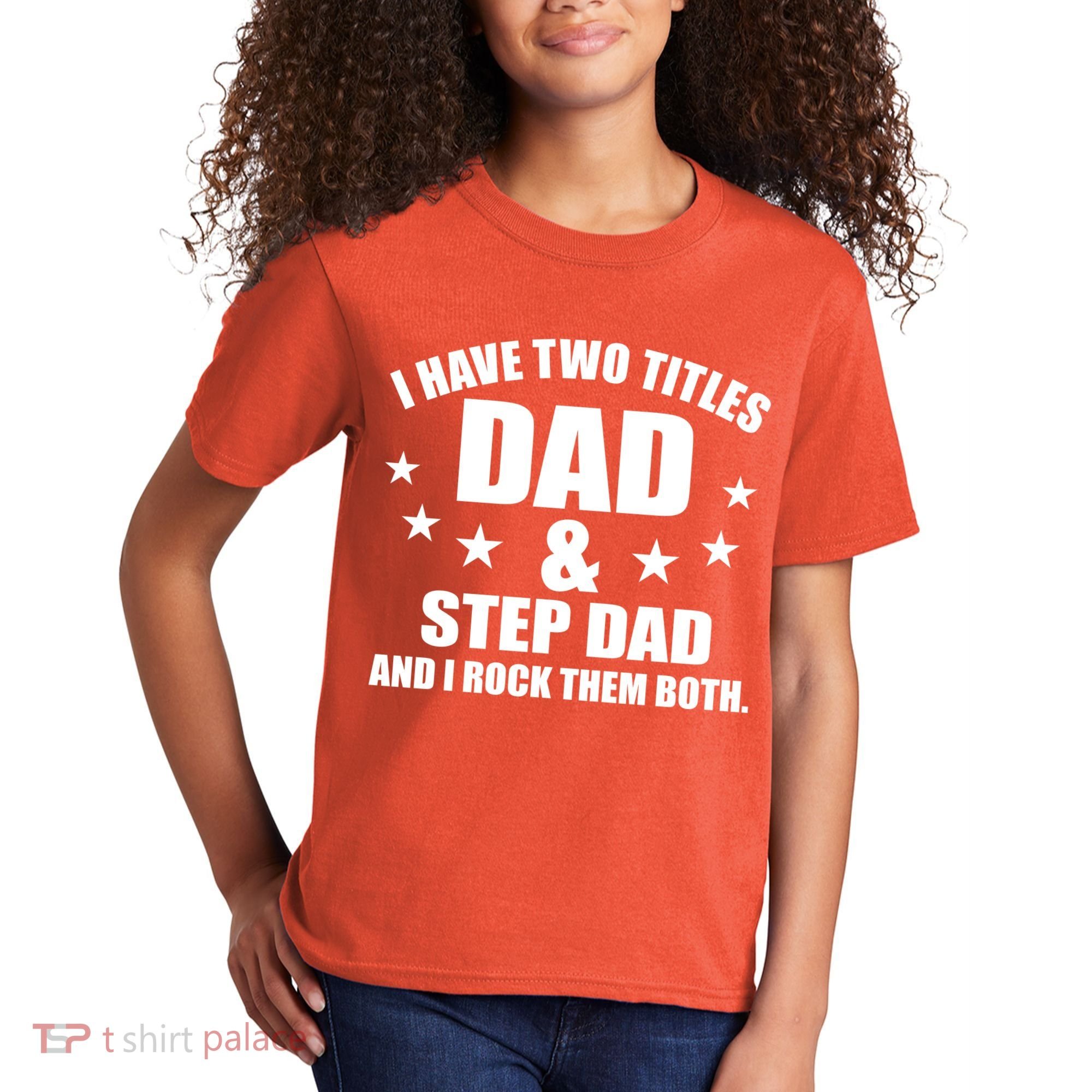 Step Dad Rocks Kids T-Shirt
