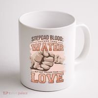 Stepdad Blood Love Coffee Mug thumb 1