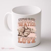 Stepdad Blood Love Coffee Mug thumb 0