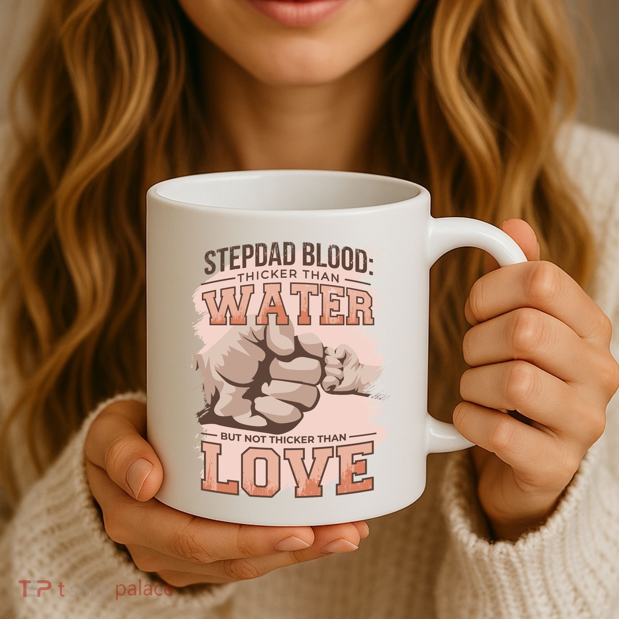 Stepdad Blood Love Coffee Mug
