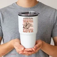 Stepdad Blood Love Tumbler thumb 2