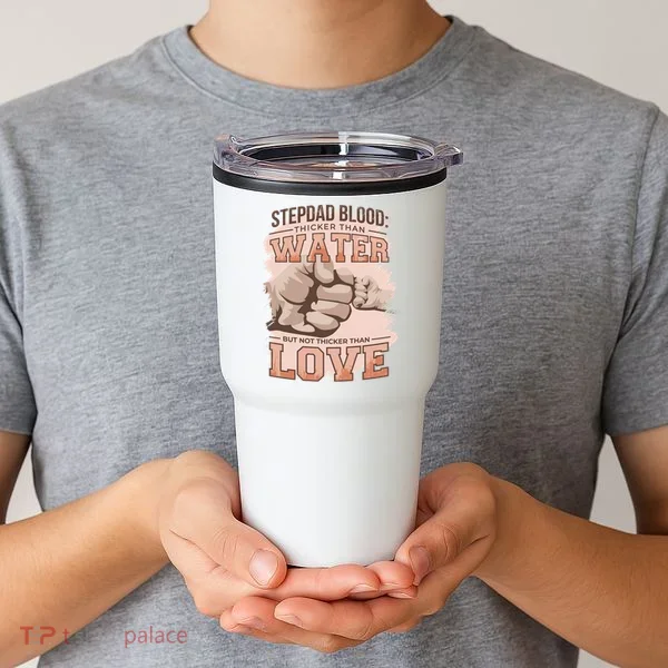 Stepdad Blood Love Tumbler