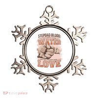 Stepdad Blood Love Ornament thumb 0