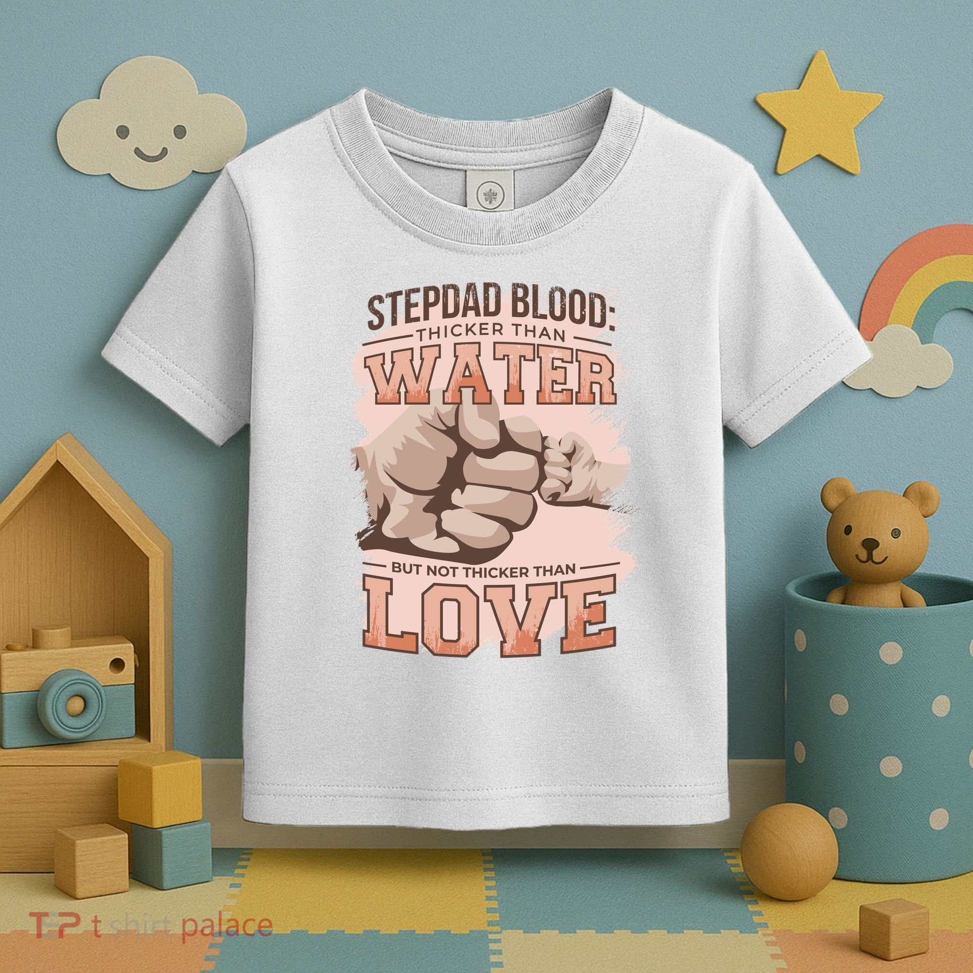 Stepdad Blood Love Toddler T-Shirt