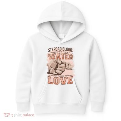 Stepdad Blood Love Kids Hoodie